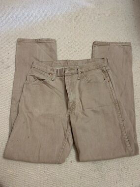Wrangler tan denim pants